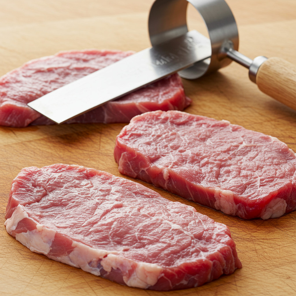 Escalopes de dinde aplaties pour une cuisson uniforme