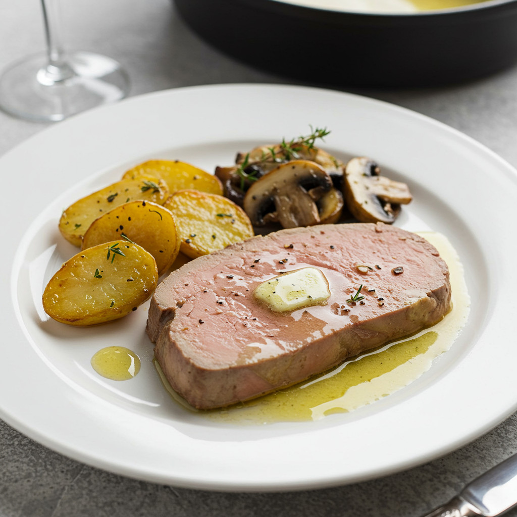 Foie de veau saisi à la poêle