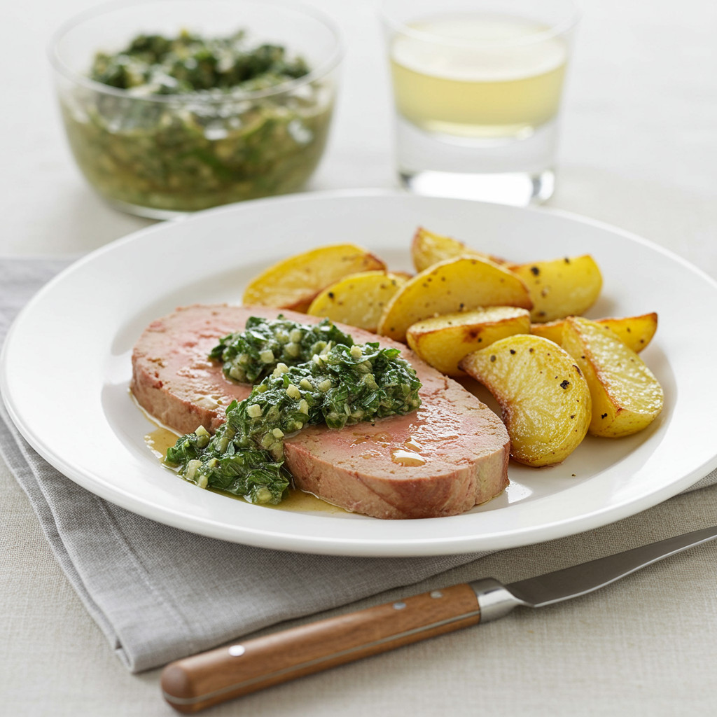 Foie de veau en persillade