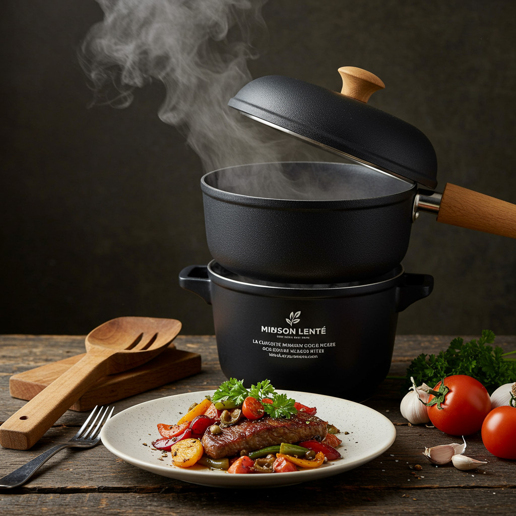Cuisson lente du mélange