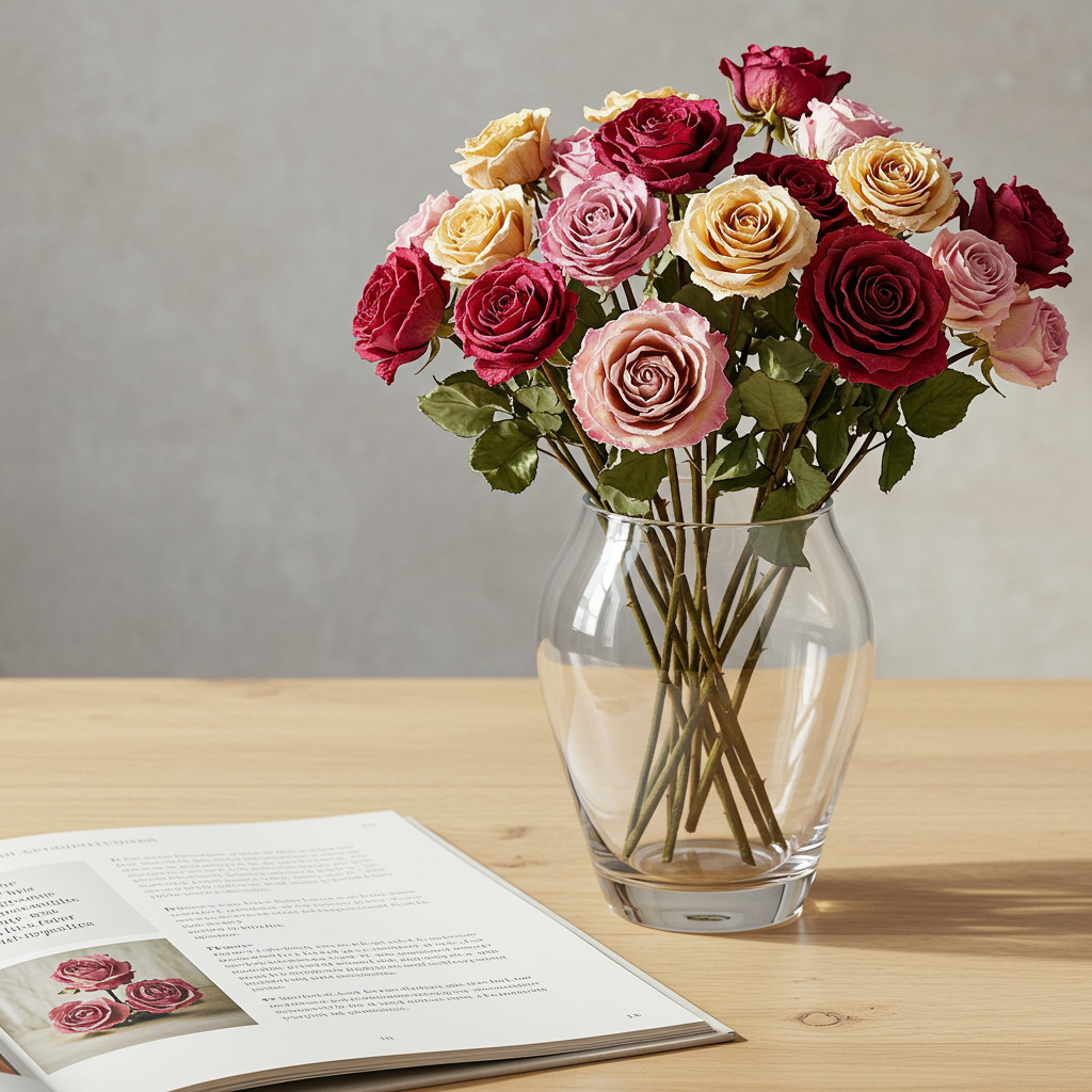 Utilisations des roses séchées