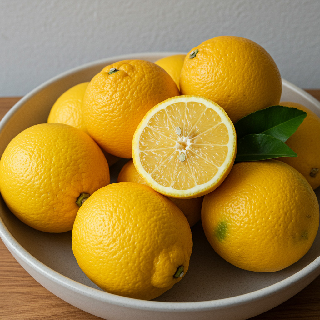 Citrons frais et biologiques