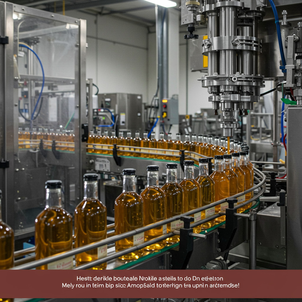 Mise en bouteille du sirop