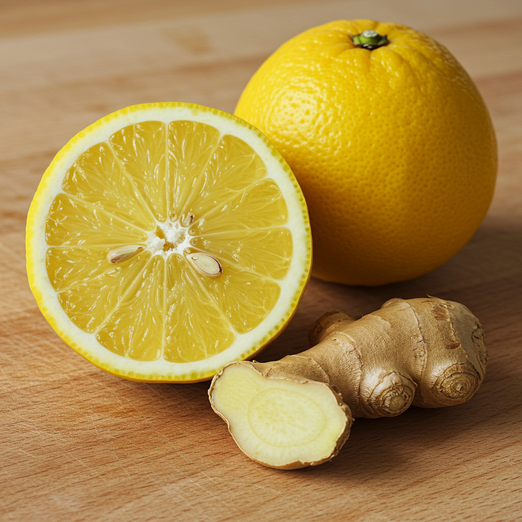 Citron et gingembre