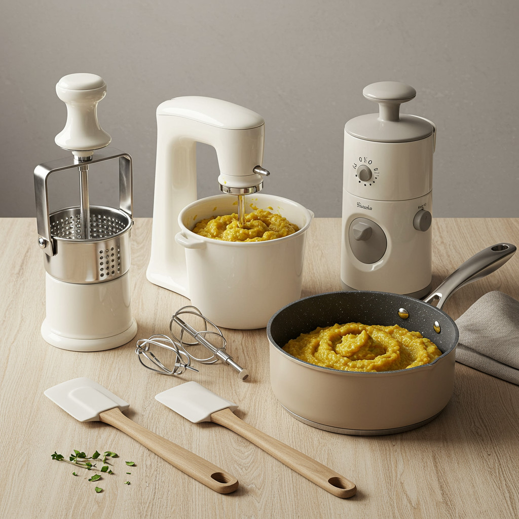 Ustensiles de cuisine pour purée