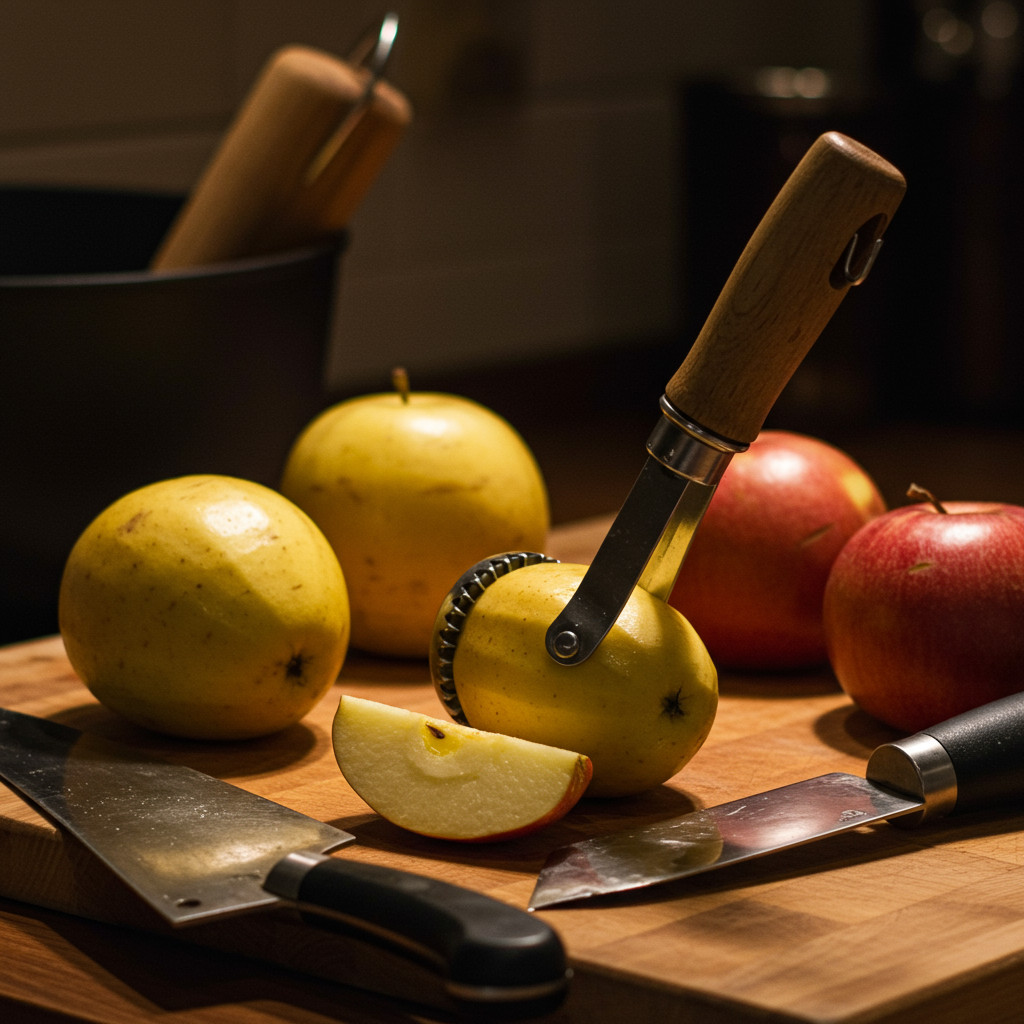 Préparation des pommes de terre