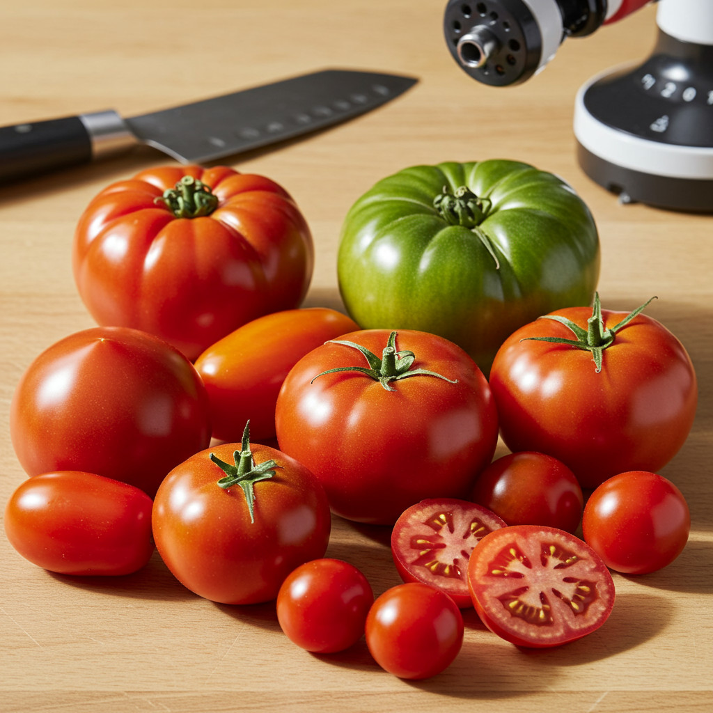 Tomates fraîches pour la sauce tomate maison