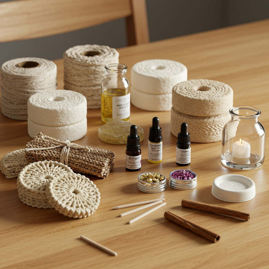 Matériaux pour fabriquer des bougies