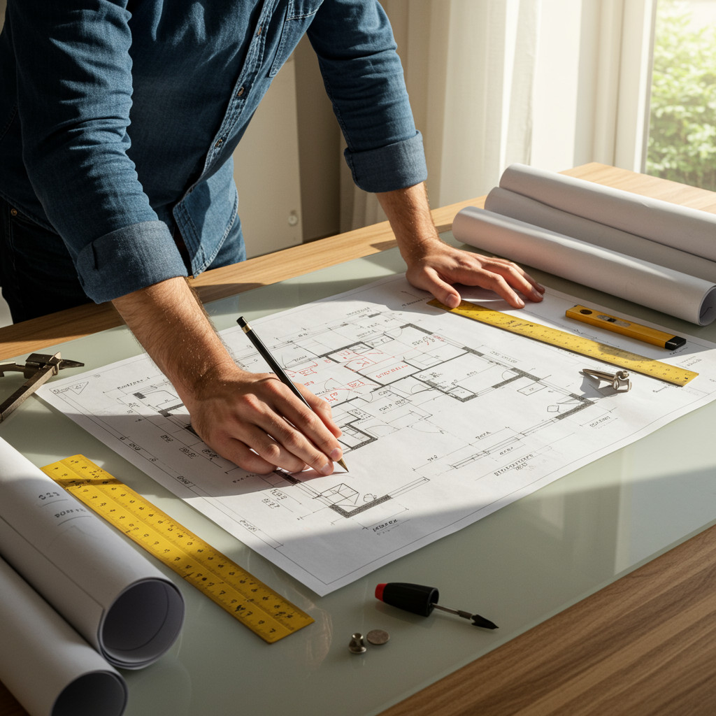 Validation et ajustements du plan de maison