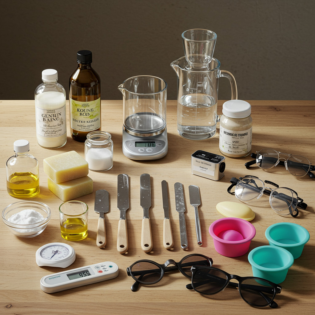 Matériel essentiel pour la fabrication de savon maison