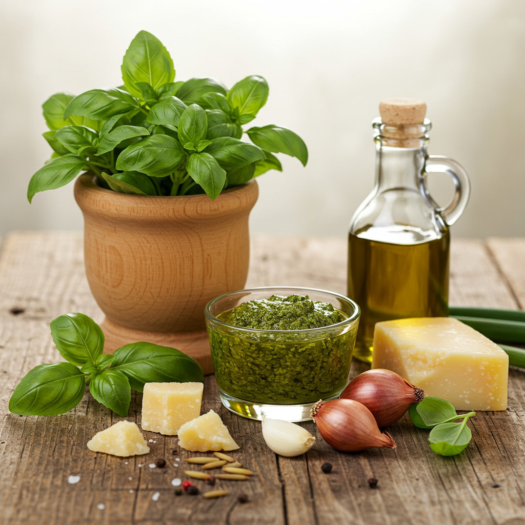 Ingrédients du Pesto