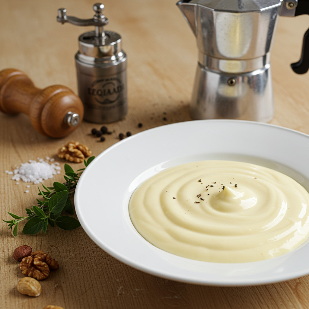 Assaisonnement de la béchamel