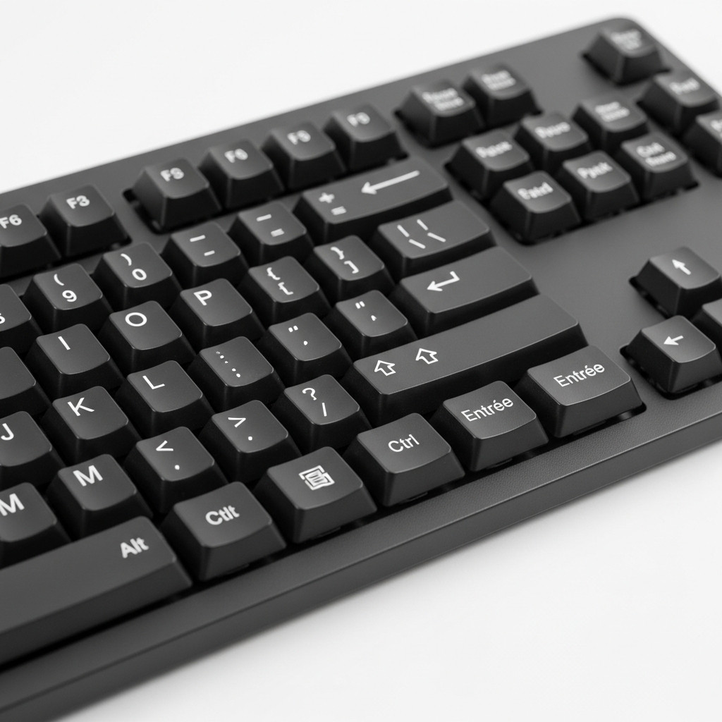 Exemple de clavier AZERTY