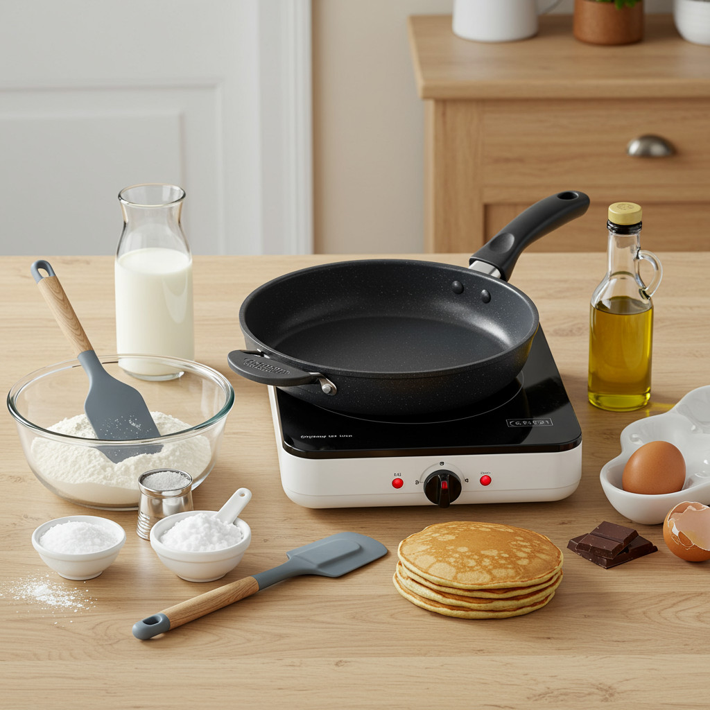 Ustensiles nécessaires pour faire des pancakes