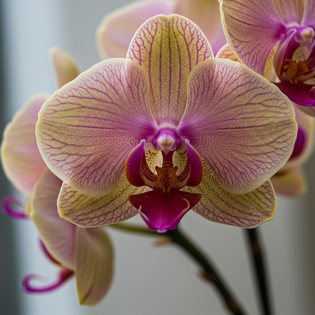 Orchidée en pleine floraison