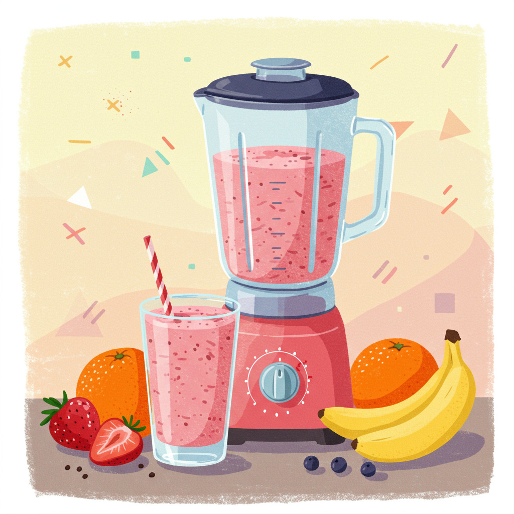 Mixage du Smoothie