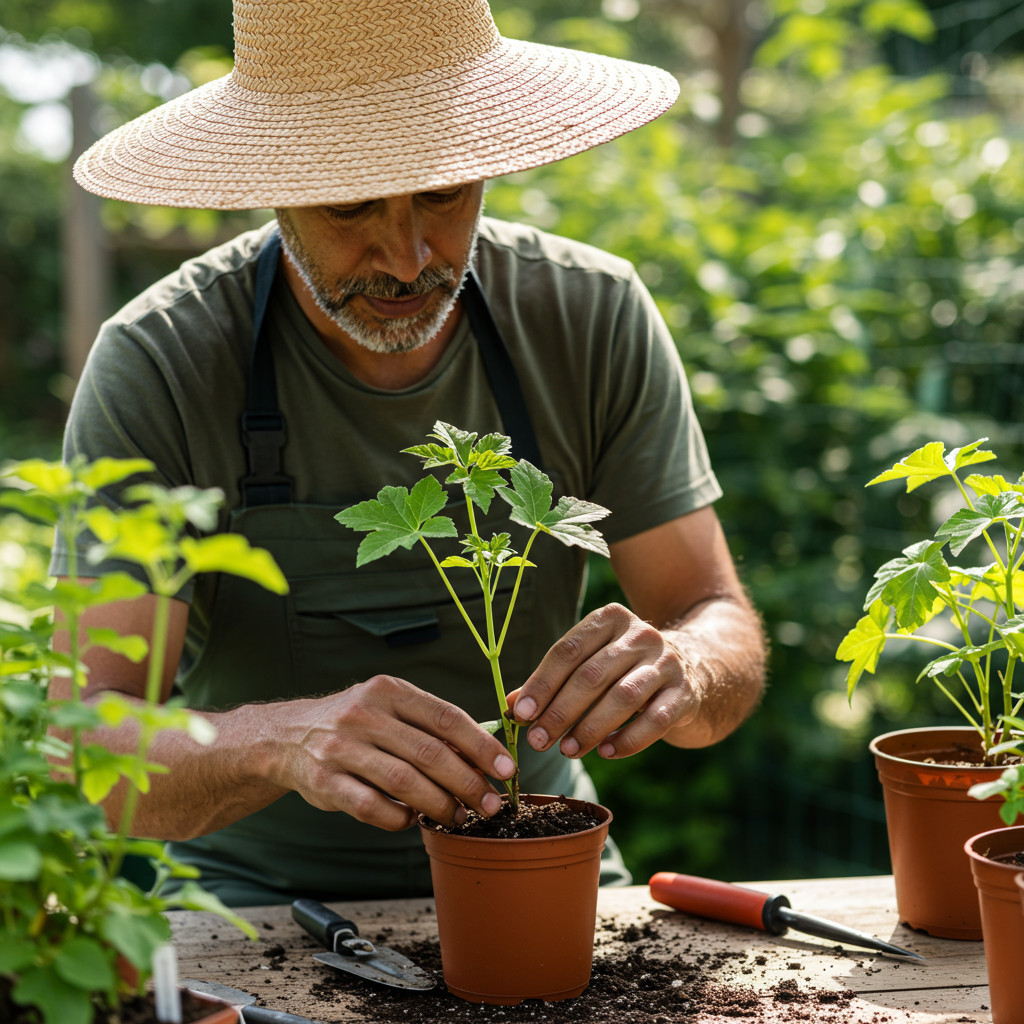 Plantation des boutures