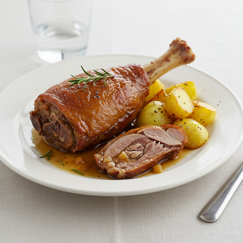 Illustration d'un confit de palombe