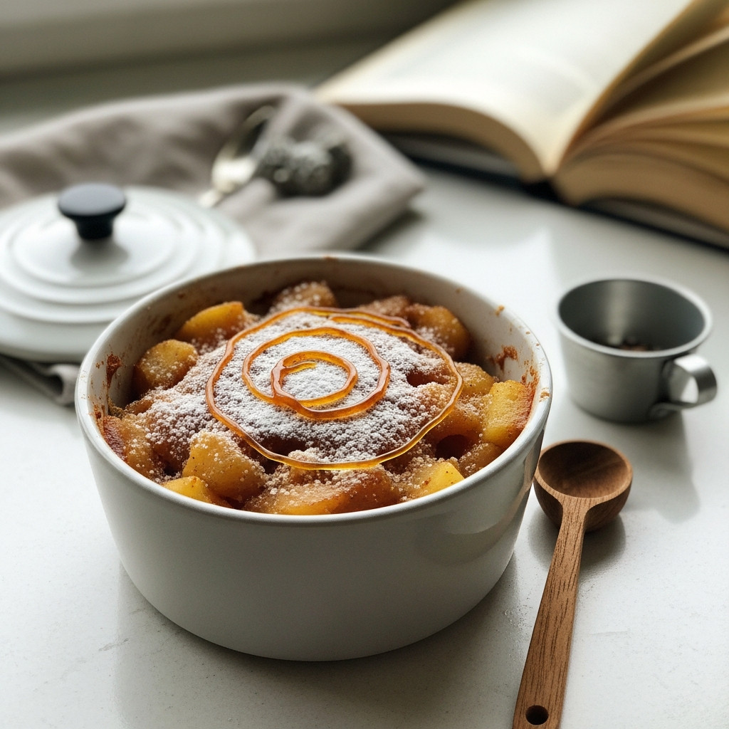 Compote de pommes prête à être dégustée