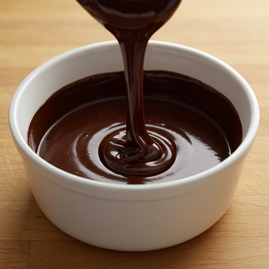 Chocolat fondant dans une casserole