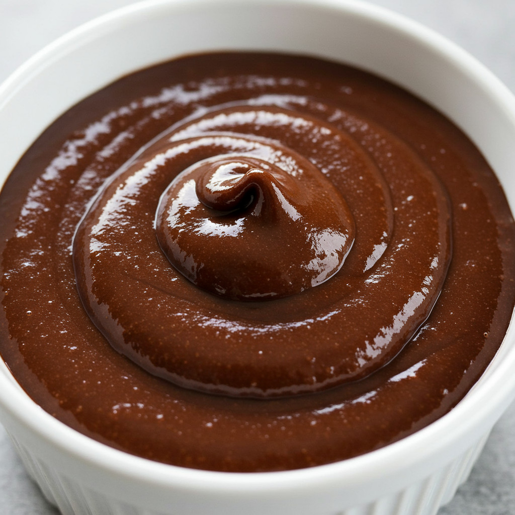 Sauce chocolat lisse et brillante