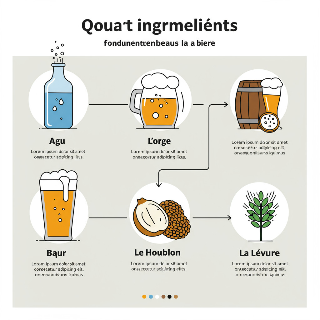 Les quatre ingrédients fondamentaux de la bière