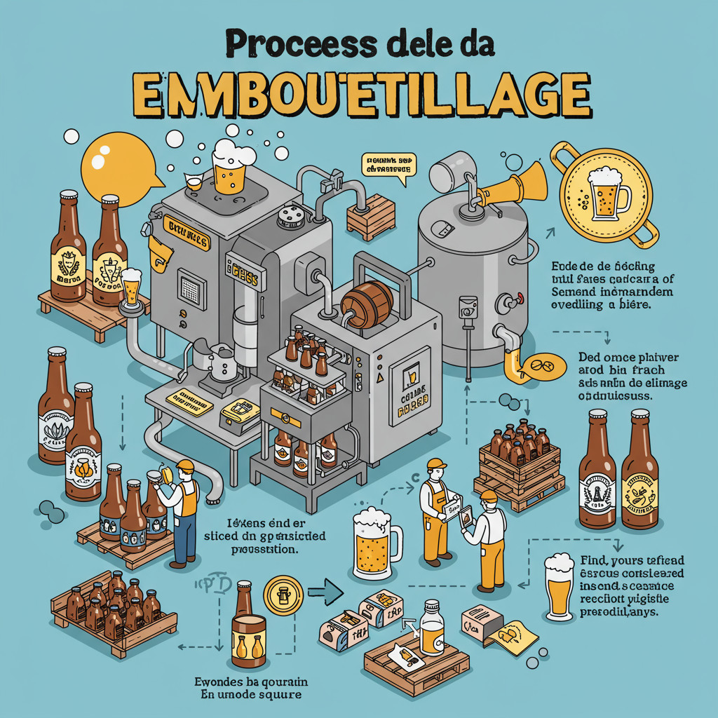 Embouteillage de la bière