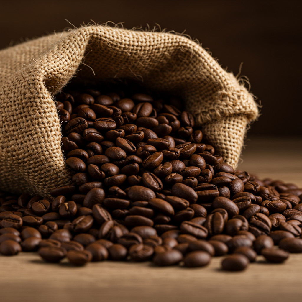 Grains de café frais et de qualité