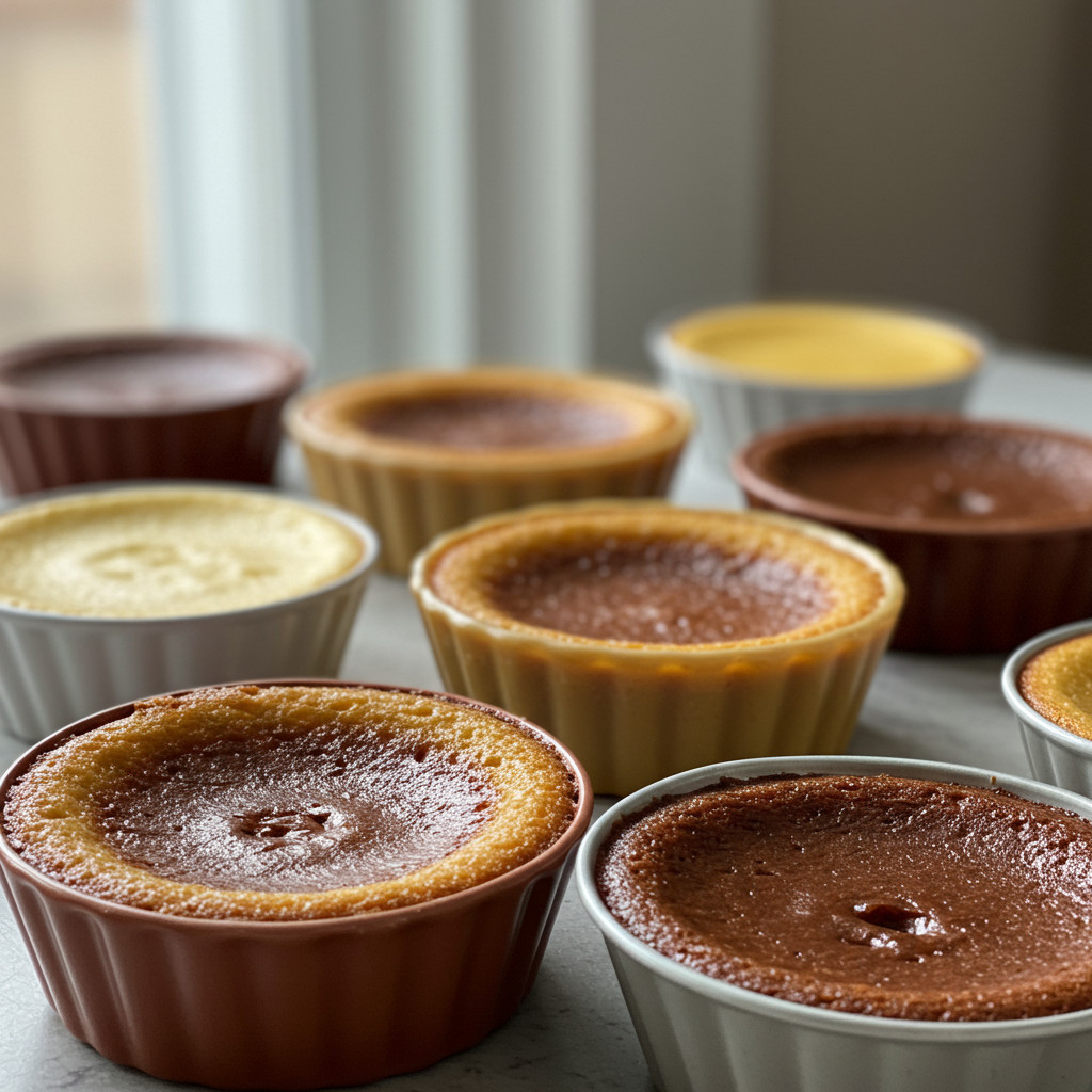 Fondants parfumés en cours de refroidissement dans leurs moules