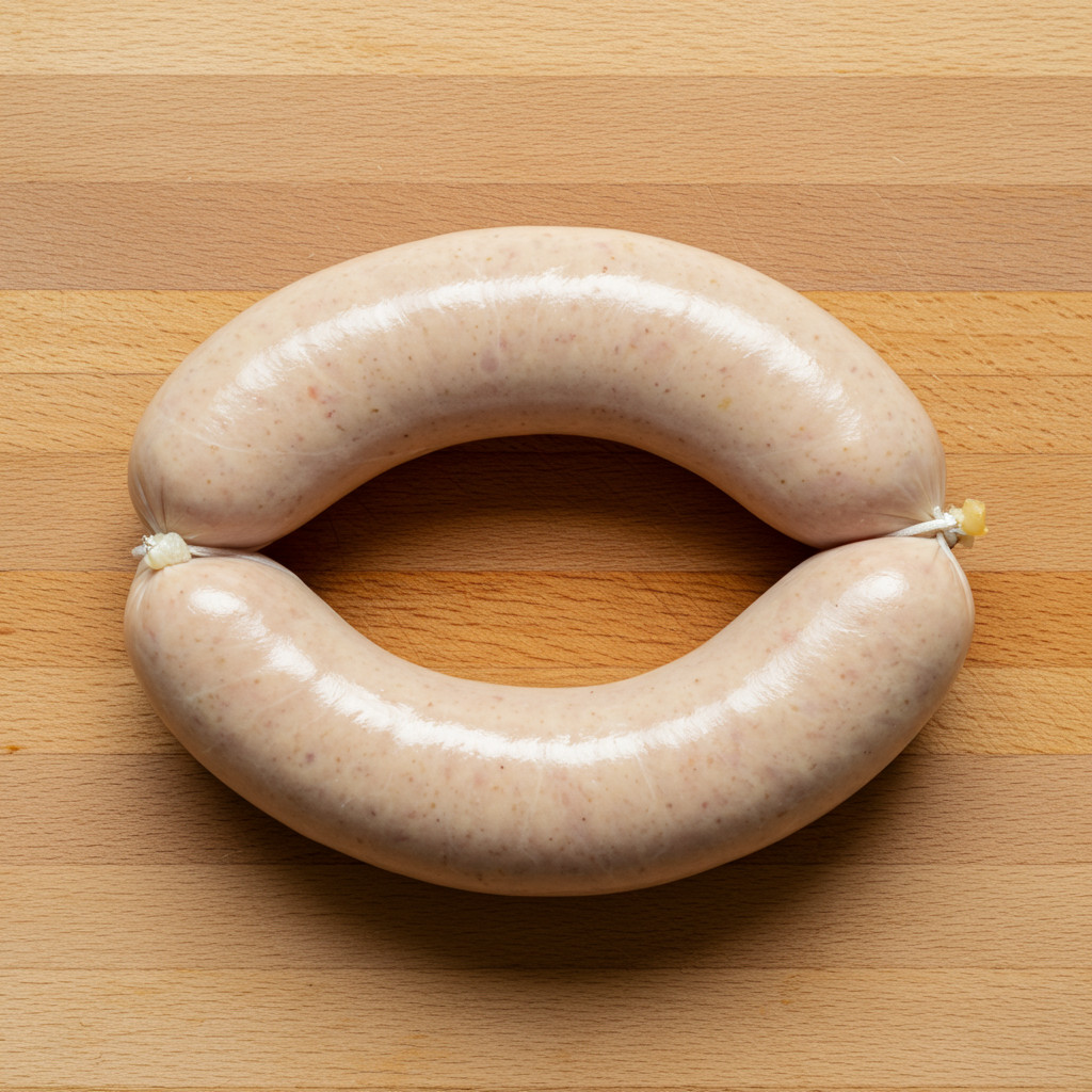Boudin blanc maison prêt à être cuit
