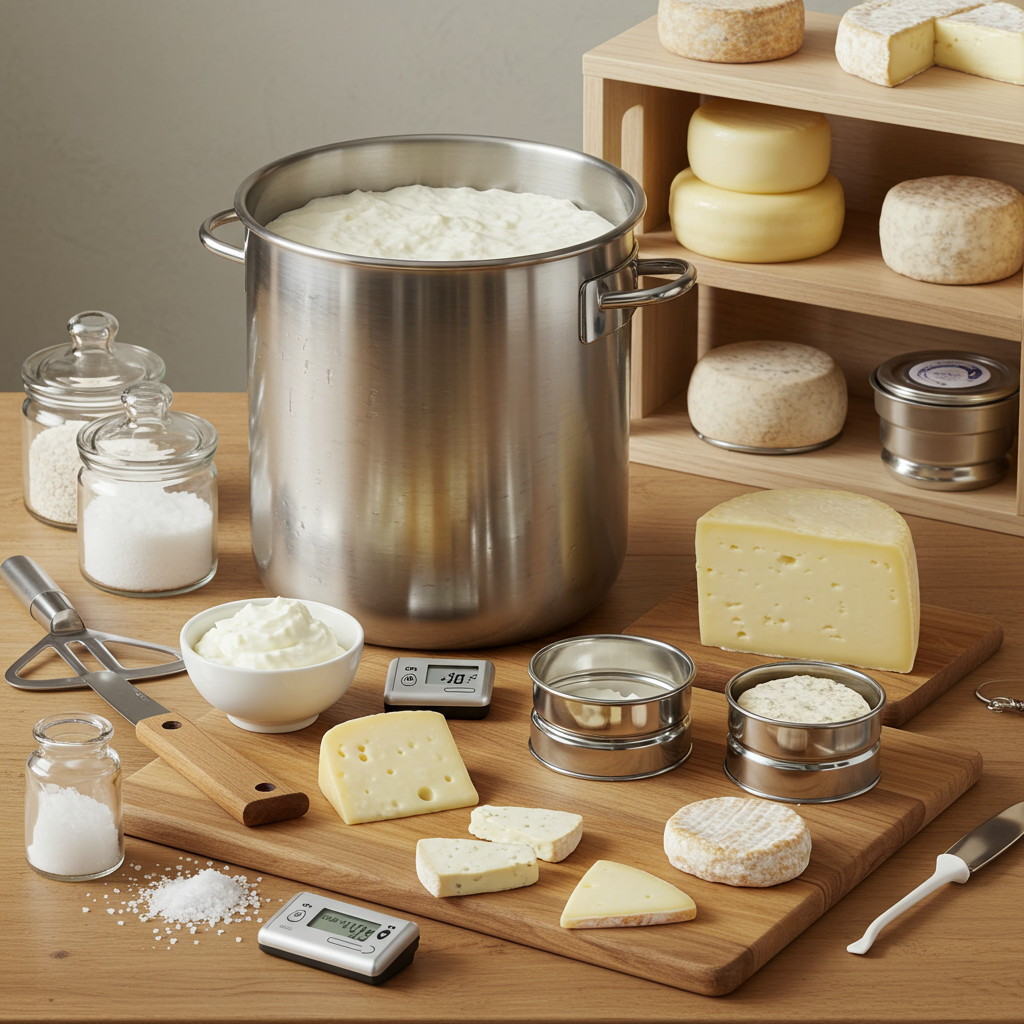 Matériel de base pour la fabrication de fromage