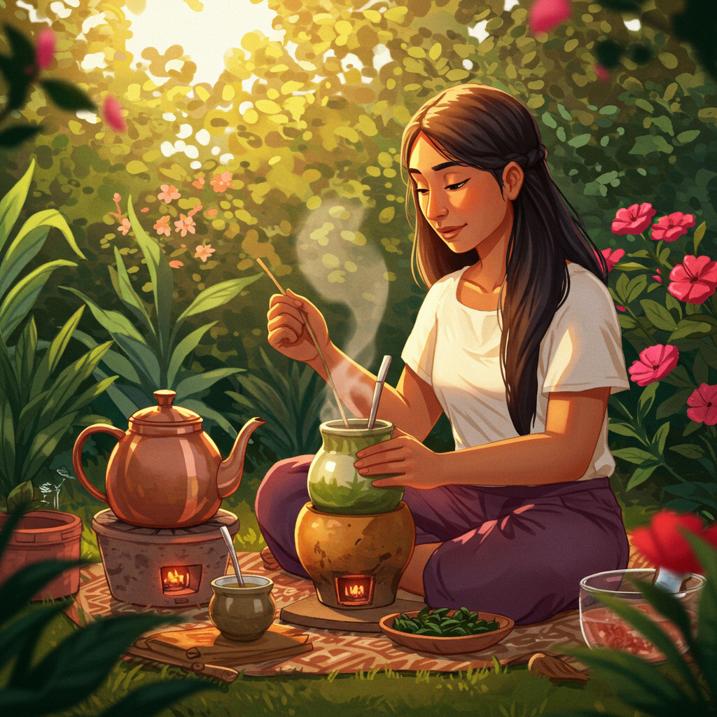 Première infusion du maté