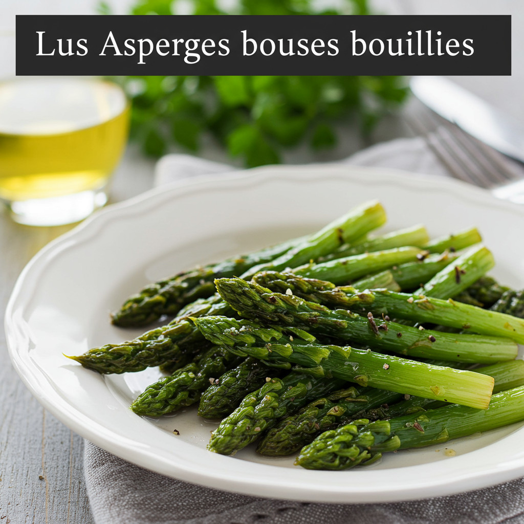 Asperges bouillies