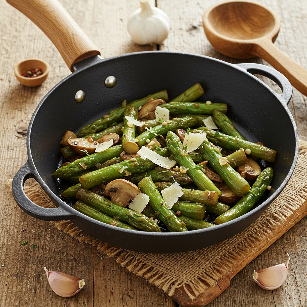 Asperges sautées à la poêle