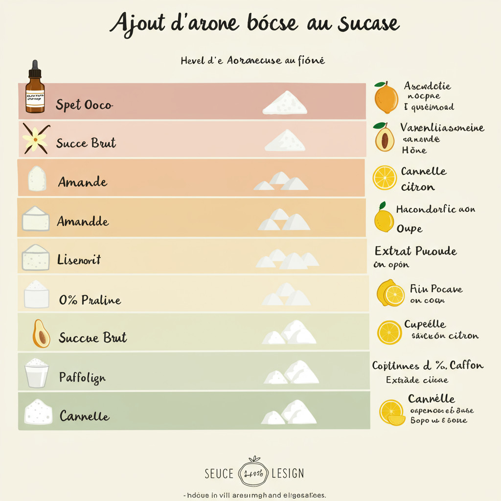 Ajout d'arôme au sucre