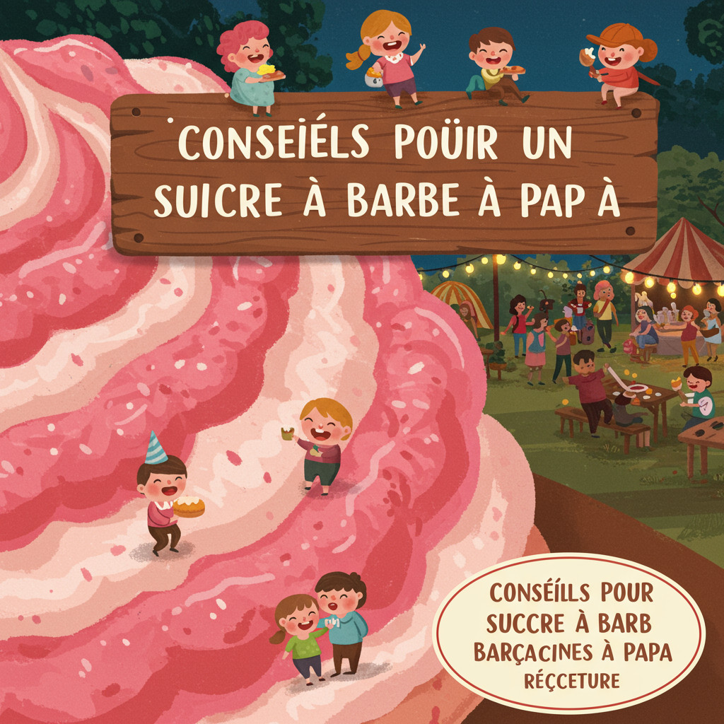 Conseils pour un sucre à barbe à papa réussi