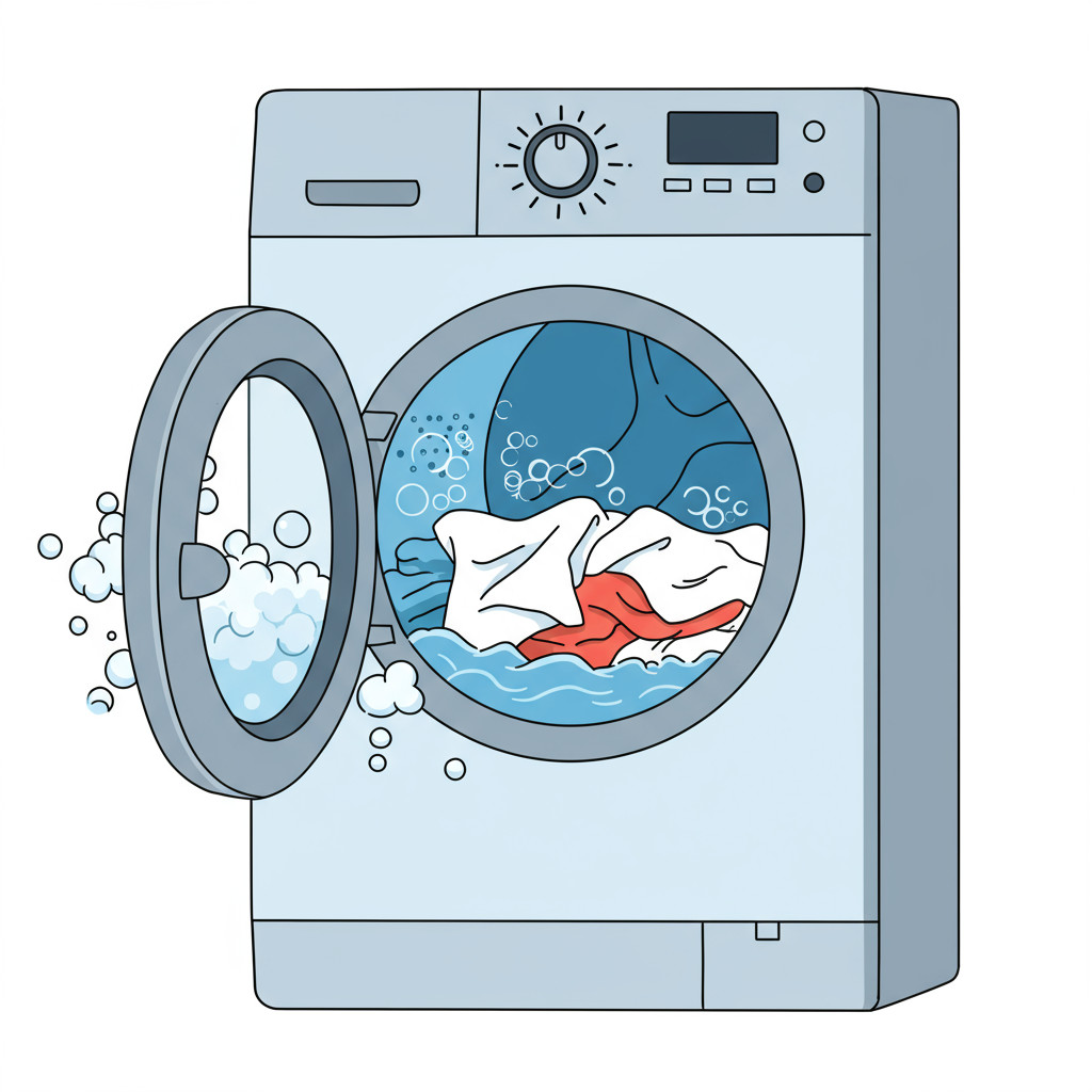 Lavage en machine à l'eau chaude
