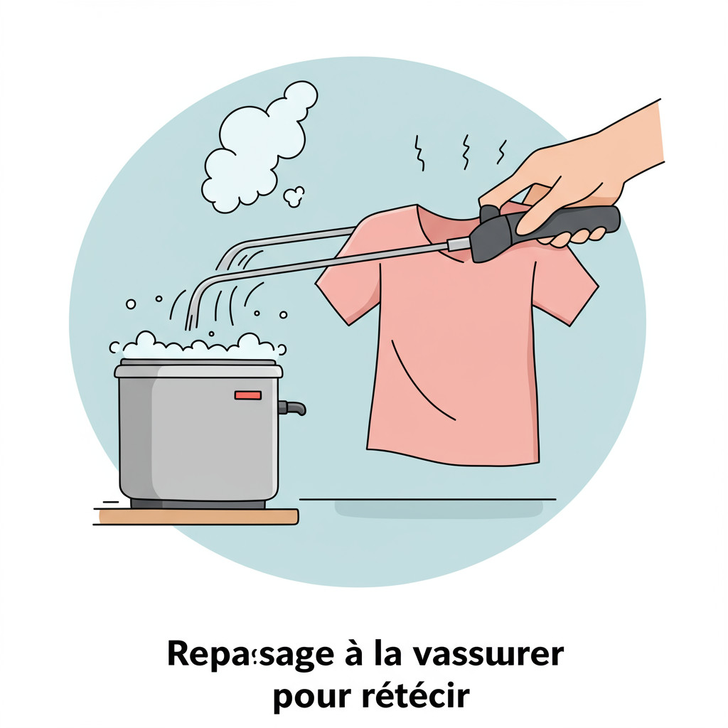 Repassage à la vapeur pour rétrécir