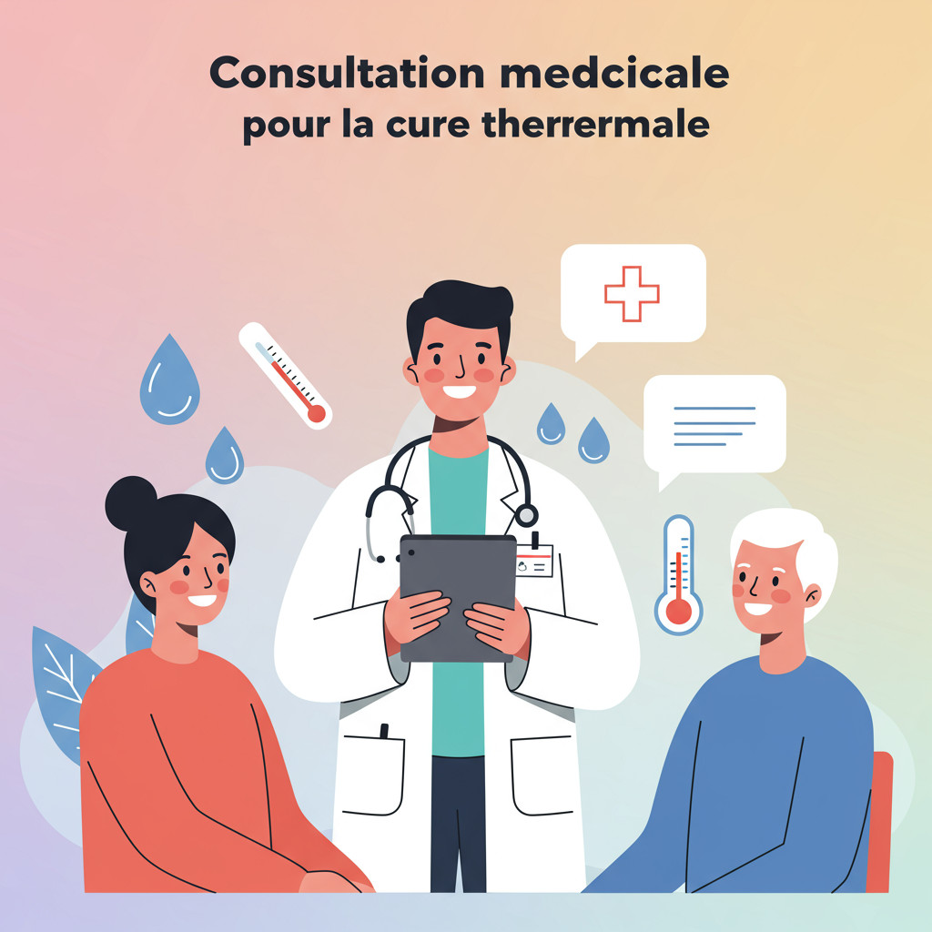 Consultation médicale pour la cure thermale