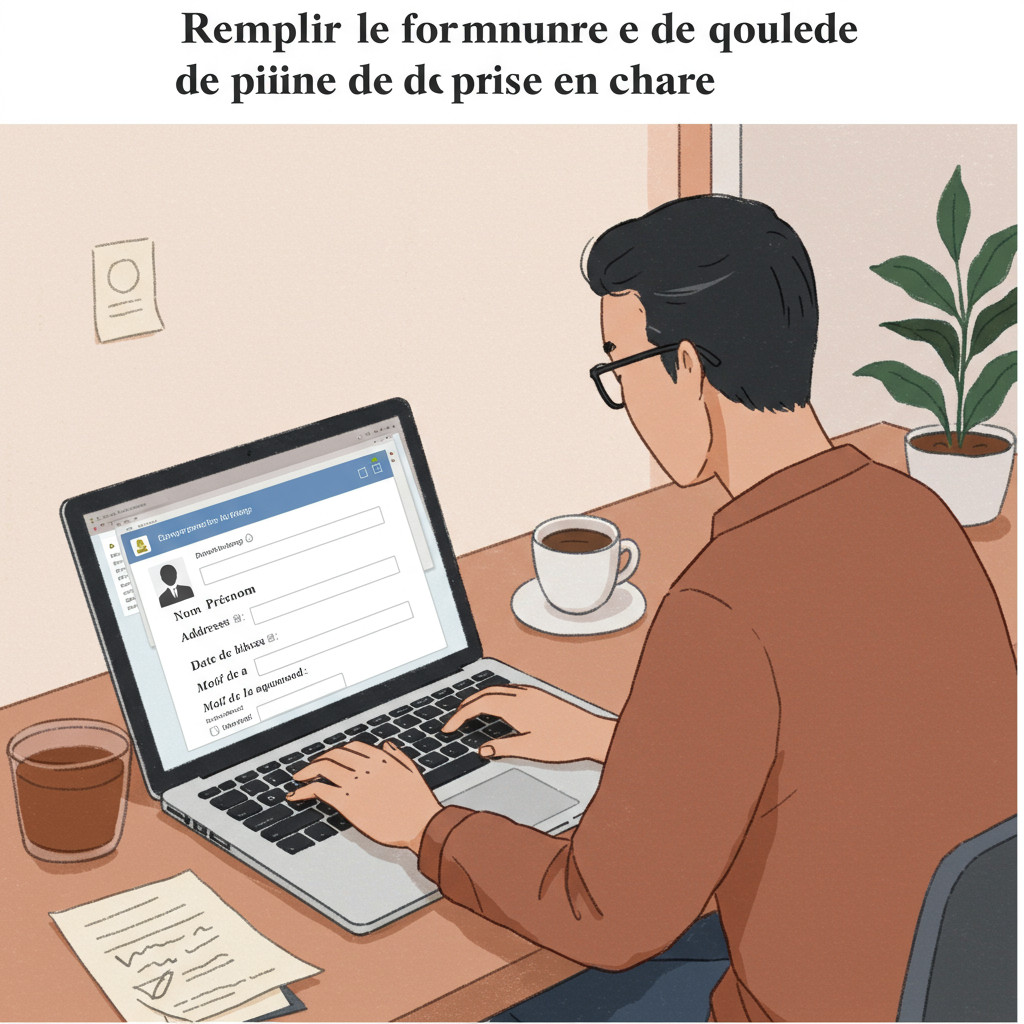 Remplir le formulaire de demande de prise en charge