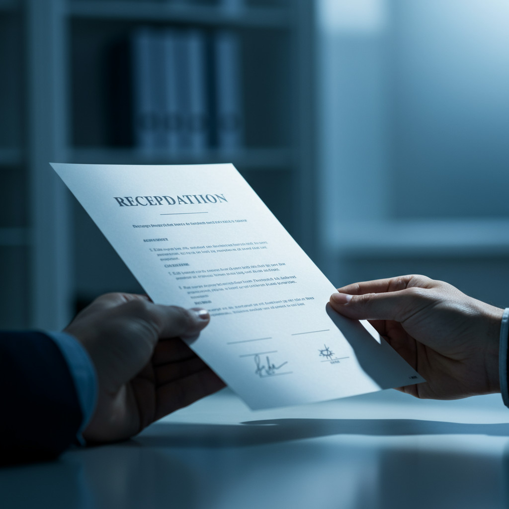 Réception de l'accord de prise en charge