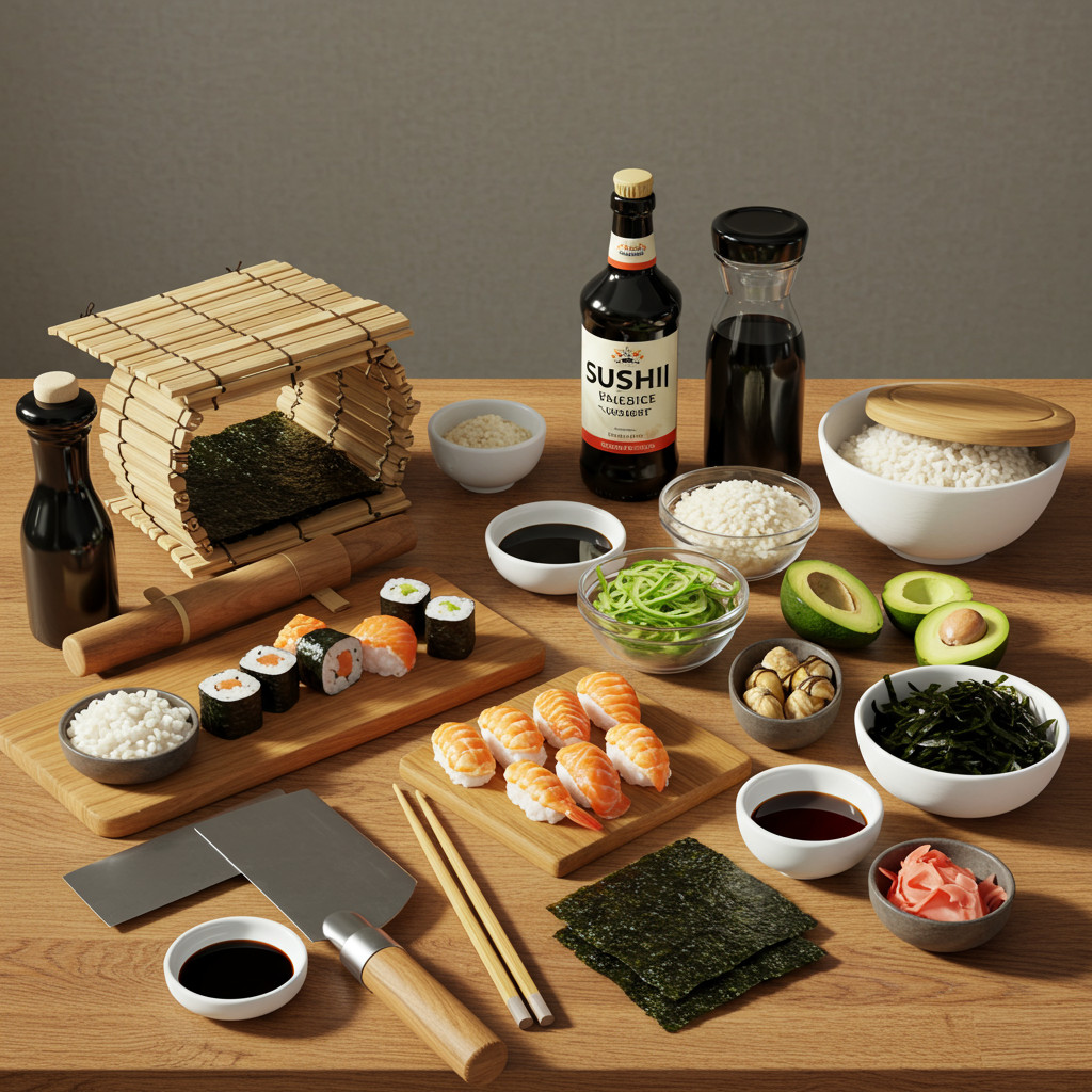 Matériel pour riz à sushi