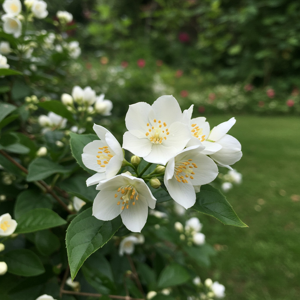 Fleurs de jasmin fraîches pour l'eau florale