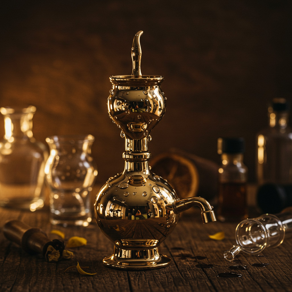 Petit alambic en cuivre