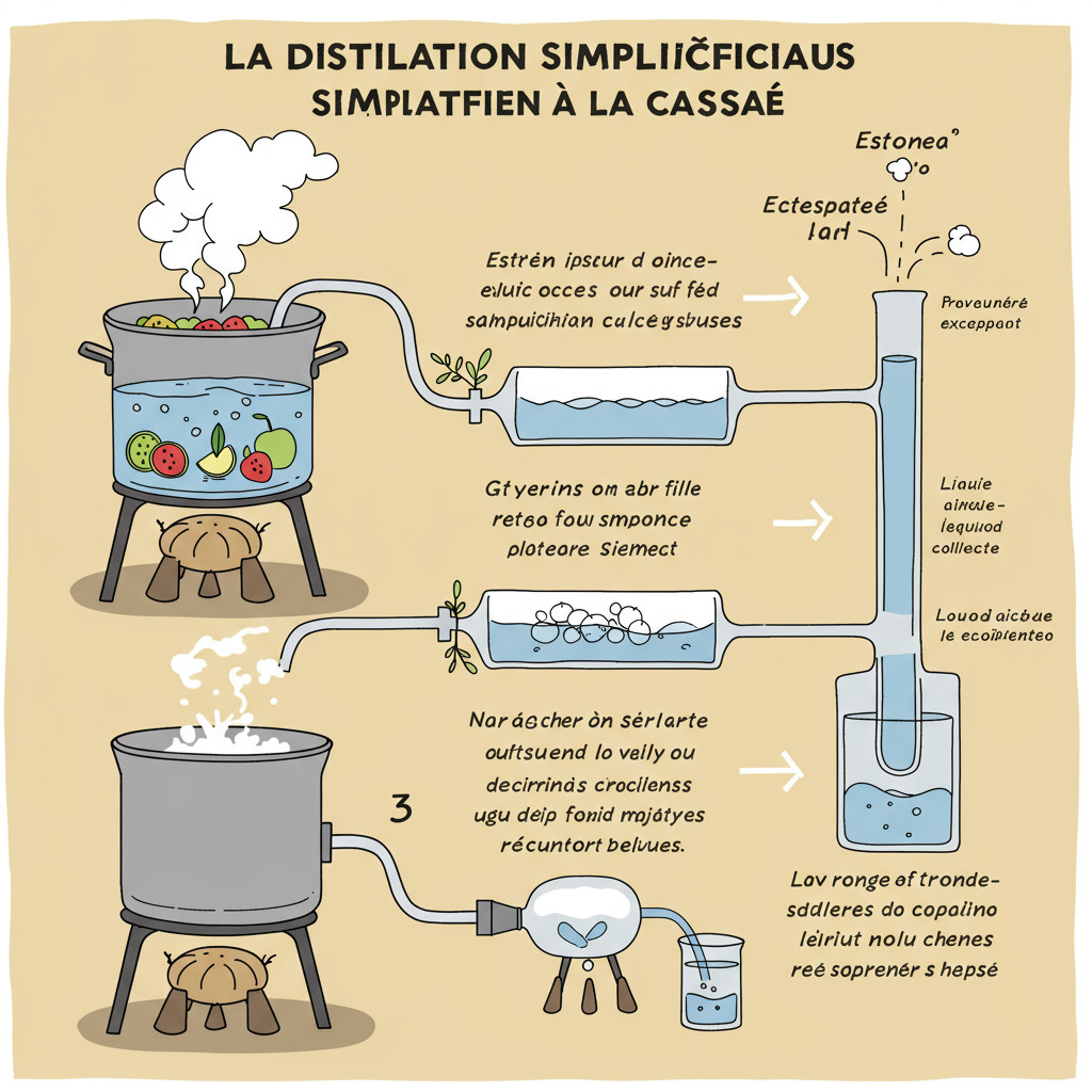 Distillation simplifiée à la casserole