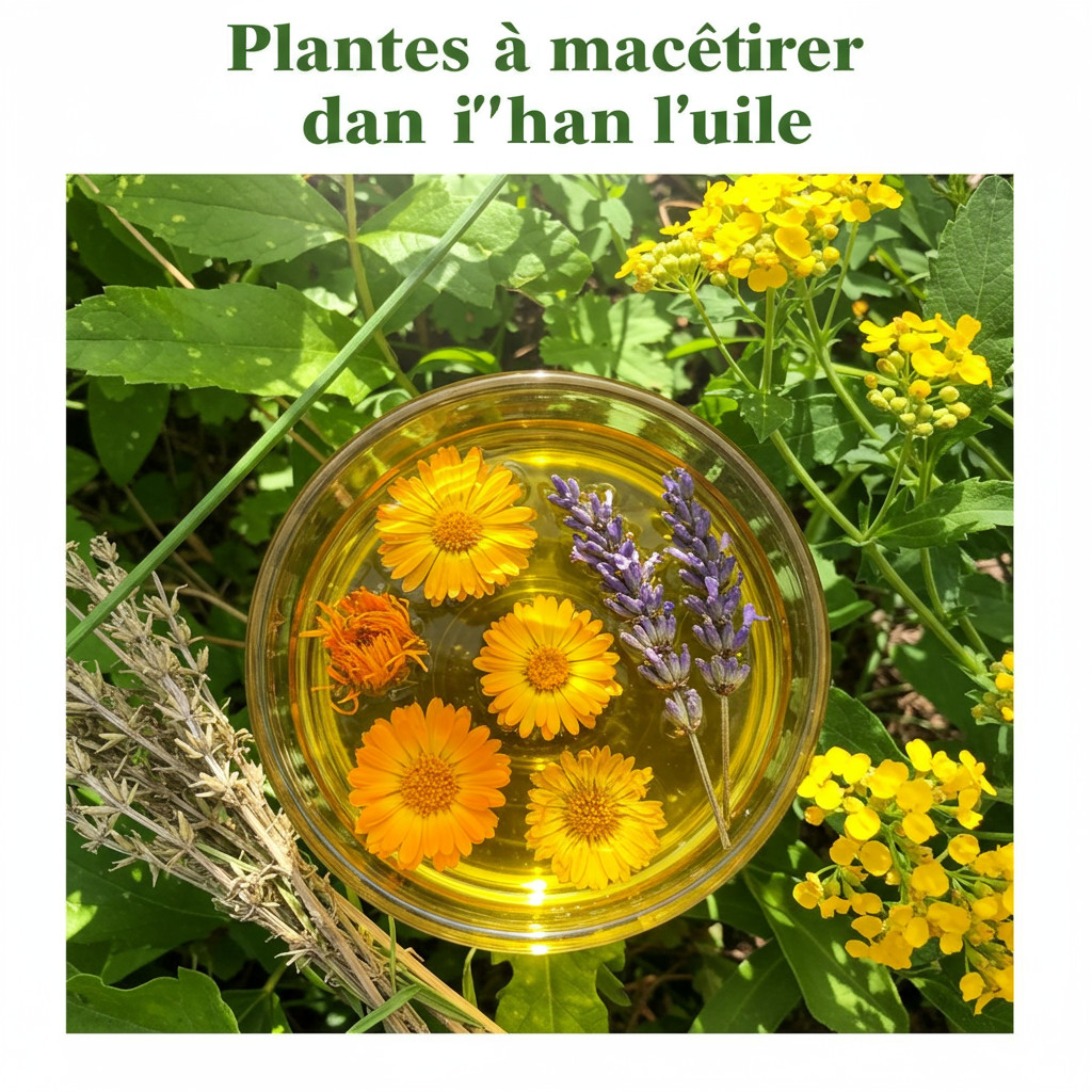 Plantes à macérer dans l'huile