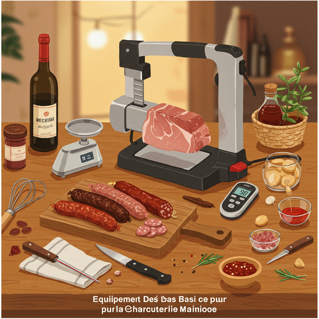 Équipement pour faire de la charcuterie maison