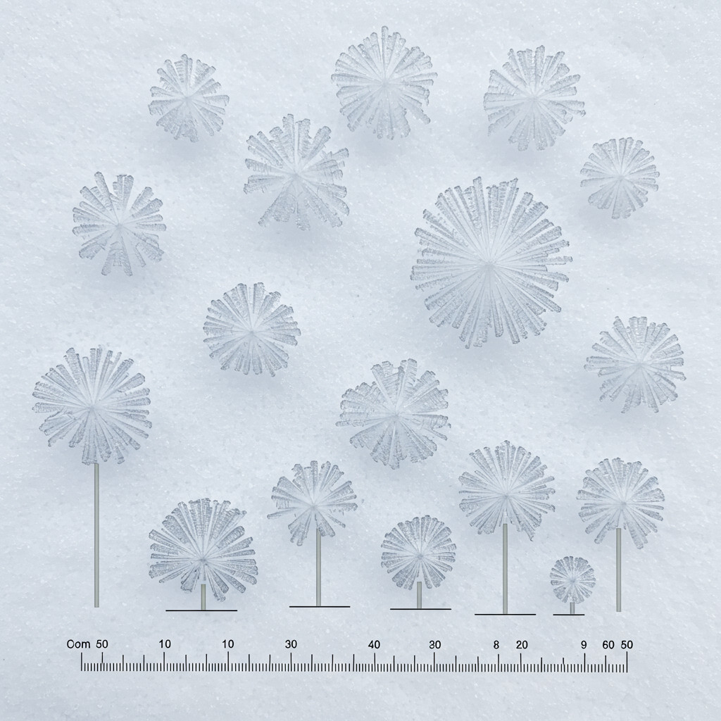 Mesure des flocons
