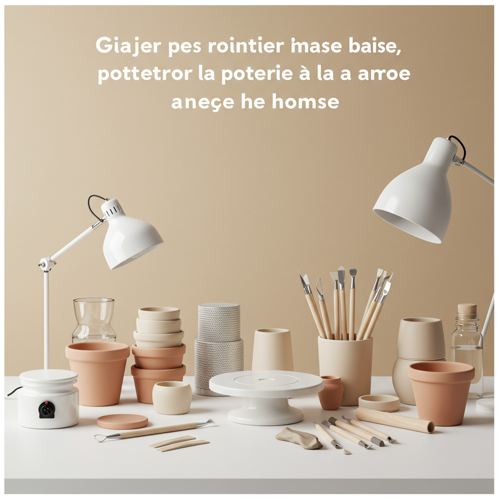 Matériel de base pour la poterie à domicile