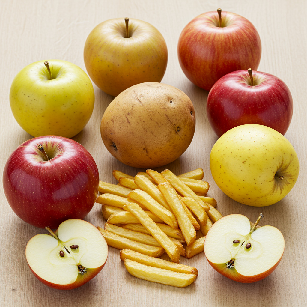 Assortiment de pommes de terre pour frites